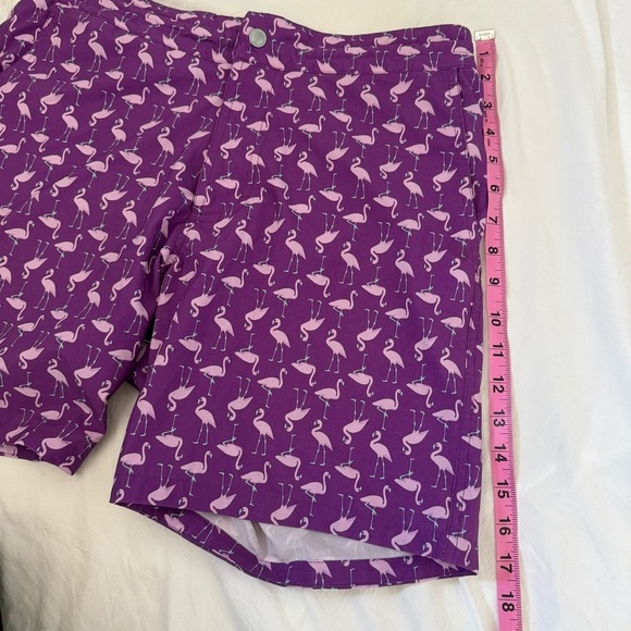 Bonobos Swim Trunks Shorts Purple Flamingos Mens 7" Inseam Summer Vacation sz 30 - Picture 5 of 8